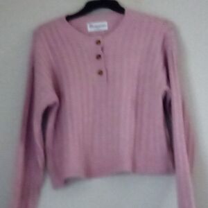 No Boundaries Pink Crew Neck Sweater